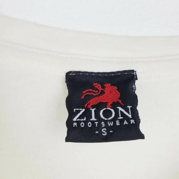 BOB MARLEY "Don't Gain The World And Lose Your Soul" White V-Neck T-Shirt Sz S - Picture 3 of 6